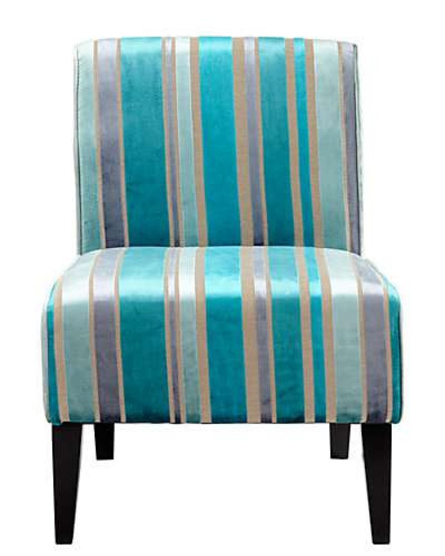 Living Room * | Cyan Design Ms. Stripy Blu Chair Home