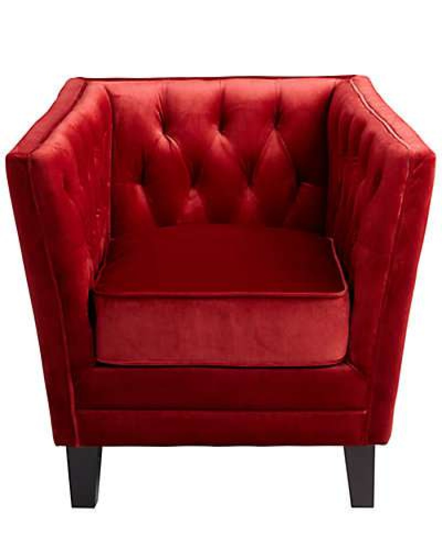 Living Room * | Cyan Design Red Prince Valiant Chair Home